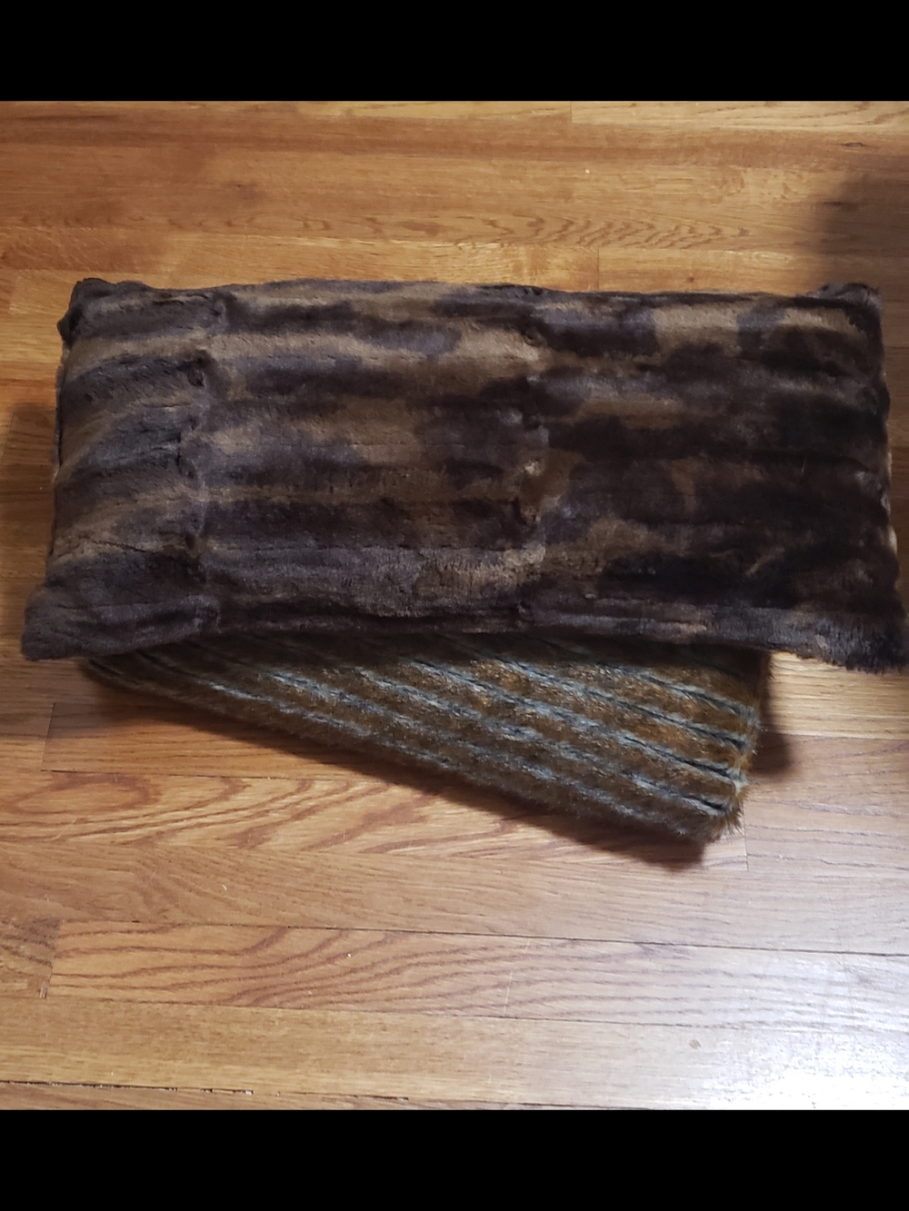 Plush Faux Fur Brown Throw Blanket - Cozy Home Accent